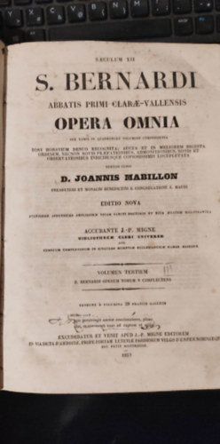 Opera Omnia I-III.