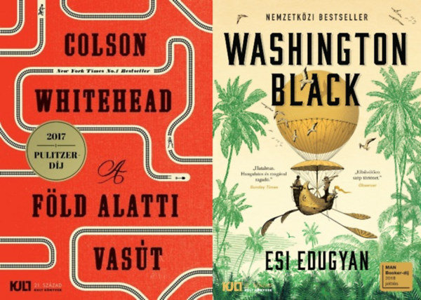 Colson Whitehead Esi Edugyan - 2 db Washington Black + A f�ld alatti vas�t