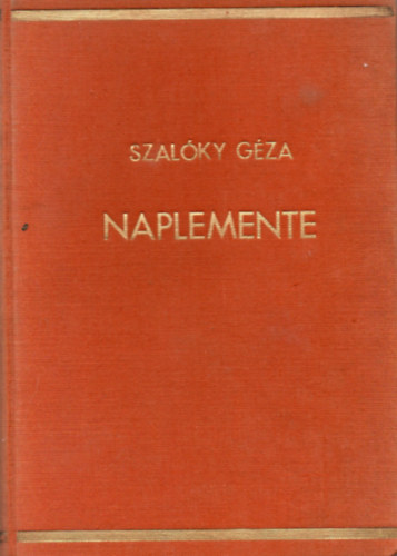 Szal�ky G�za - Naplemente (Versek)