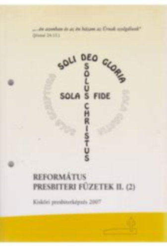 reformtus prebisteri fzetek II. (1-2.)