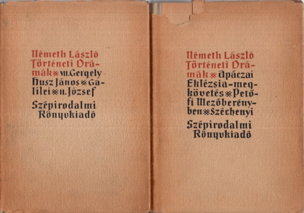 N�meth L�szl� - T�rt�neti dr�m�k (I-II.)