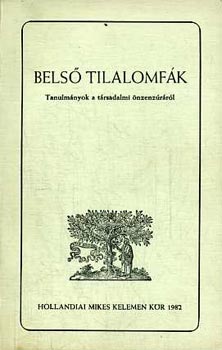 Kartson -Nemnyi  (szerk.) - Bels tilalomfk - tanulmnyok a trsadalmi ncenzrrl