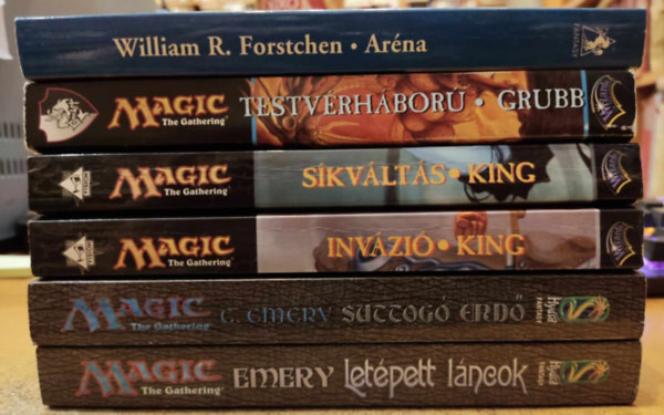 J. Robert King, Jeff Grubb, Clayton Emery William R. Forstchen - 6 db Magic the Gathering: Arna + Invzi + Skvlts + Testvrhbor + Suttog erd + Letpett lncok