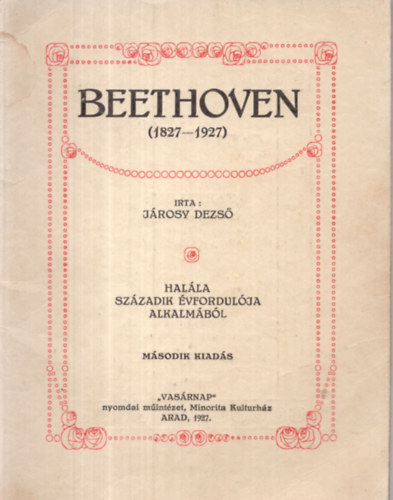 Jrosy Dezs - Beethoven (1827-1927)