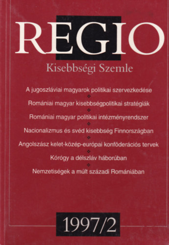 Fej�s Zolt�n - Regio - Kisebbs�gi Szemle 1997/2