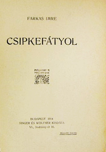 Farkas Imre - Csipkeftyol