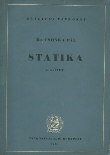 Dr. Csonka Pl - Statika I.