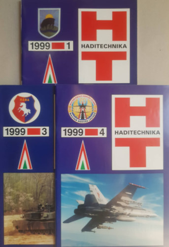 Srhidai Gyula  (szerk.) - Haditechnika 1999/1., 3-4. (nem teljes, 3 db.)