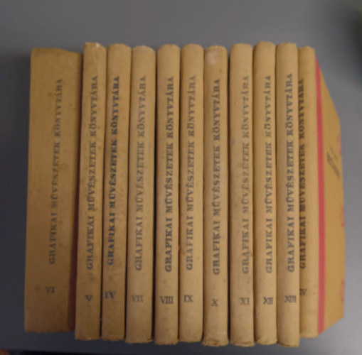 Novák László (szerk.) - Grafikai művészetek könyvtára VI.-XIV.