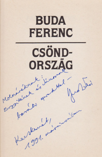 Buda Ferenc - Csndorszg (Dediklt)