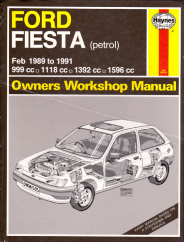 T. H. Robert Jones - Ford Fiesta (petrol) Feb 1989 to 1991 - 999cc, 1118cc, 1392cc, 1596cc Owner Workshop Manual