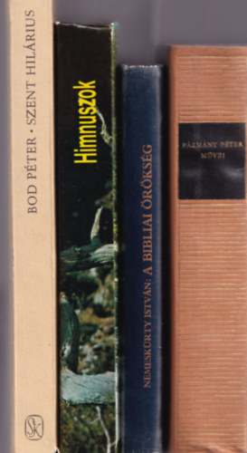 Farkasfalvy Dnes, Pzmny Pter, Nemeskrty Istvn Bod Pter - 4 db Valls: A Bibliai rksg, Pzmny Pter mvei, Himnuszok, Szent hilrius.