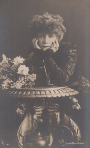 Sarah Bernhardt sznszn (1844-1923) (kpeslap)