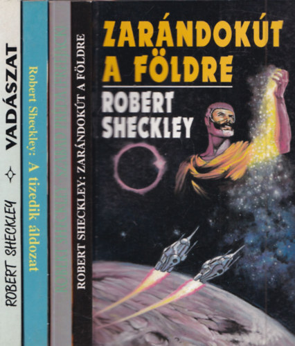 Robert Sheckley - 4 db. Robert Sheckley sci-fi: Vadászat + A tizedik áldozat + Szabad préda + Zarándokút a Földre