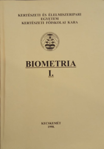 Szalai Jnos - Biometria I.