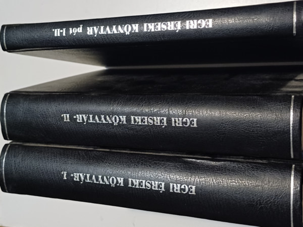 T�bb szerz� - Az egri �rsekmegyei k�nyvt�r szakszer� c�mjegyz�ke I.-II. + I.II. p�tl�kf�zet