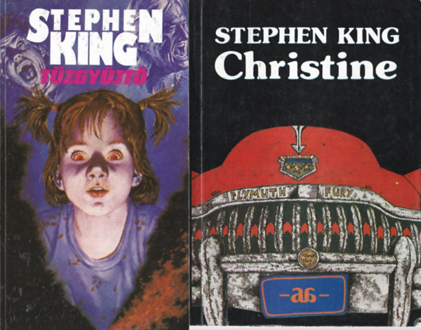 Stephen King - 2 db knyv, Tzgyjt, Christine