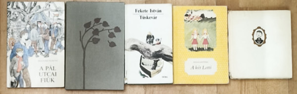 Molnár Ferenc, Erich Kästner, Fekete István Móricz Zsigmond - 4db kötelező olvasmány + ajándék mű (összesen 5db könyv) - Légy jó mindhalálig, A Pál utcai fiúk, A két Lotti, Tüskevár + Mikor én kisfiú voltam