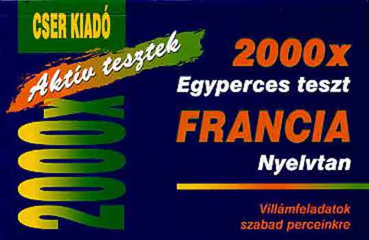 Anne-Sophie Loison - 2000x akt�v tesztek (francia)