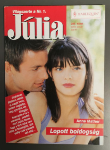 Anne Mather - Lopott boldogs�g (J�lia 285. k�tet)