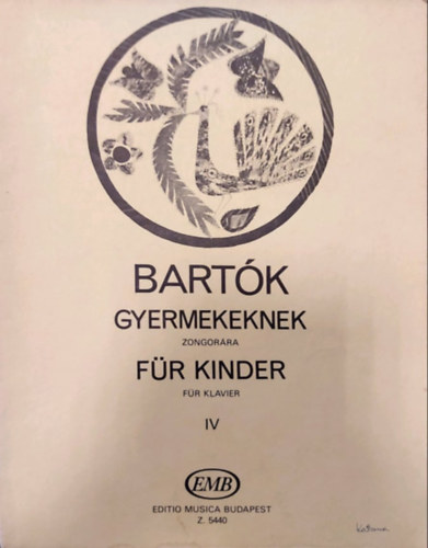 Bartk Bla - Bartk gyermekeknek zongorra - Fr kinder fr klavier IV.