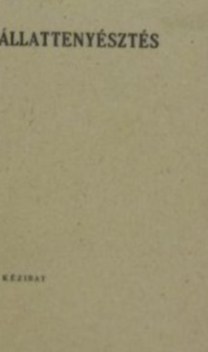 Horv�th S�ndor - �llatteny�szt�s