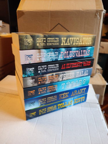 Paul Kemprecos Clive Cussler - Numa-aktk sorozat 1-7. (Tollas kgy, Kk Arany, Tzjg, Fehr hall, Az elveszett vros, Plusvlts, Navigtor)