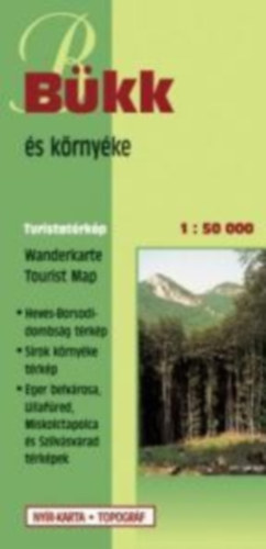 Bkk s krnyke turistatrkp 1 : 50 000