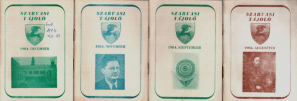 Laurenczy Jen� - Szarvasi t�jol� 1984. (8, 9, 11, 12.)