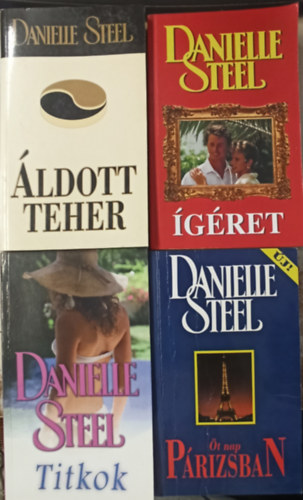 Danielle Steel - 4 db Danielle Steel: t nap Prizsban +gret +ldott teher +Titkok