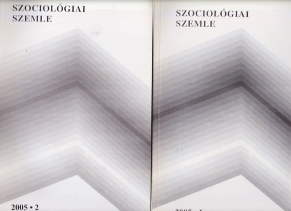 Csepeli Gyrgy , ifj. Heleszta va Angelusz Rbert (szerk.) - 4 db Szociolgiai Szemle 2005/1-4.