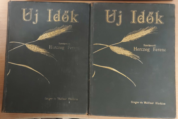 Herczeg Ferenc  (szerk) - Uj Id�k XXXIV. �vfolyam 1-52. sz�m 1928 (teljes �vfolyam, k�t k�tetbe k�tve)