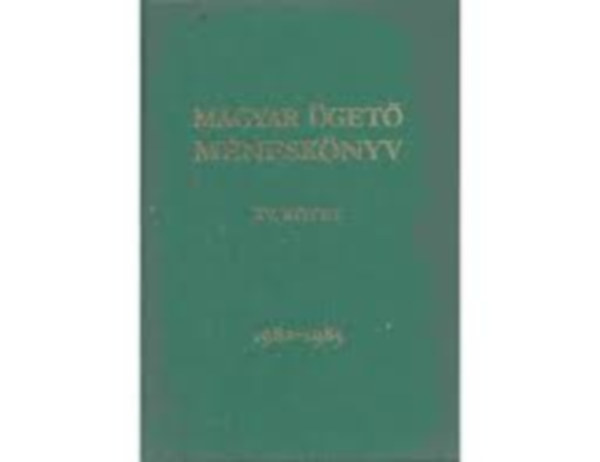 Dr. Fehr Erika - Magyar get mnesknyv XV. ktet 1982-1985