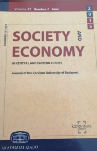 Cs�ki Csaba  (szerk.) - Society and economy in central and eastern Europe 2015/2
