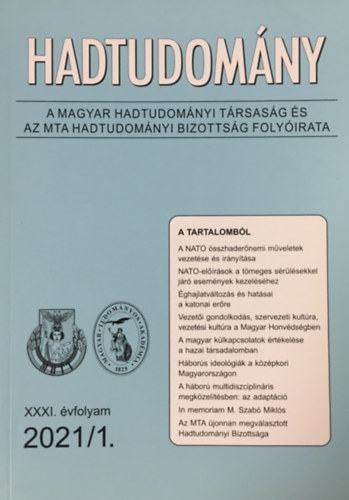 Hadtudom�ny 2021/1. sz�m XXXI. �vf.