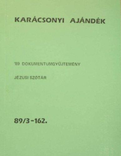Bul�nyi Tam�s - Kar�csonyi aj�nd�k 1989/3.