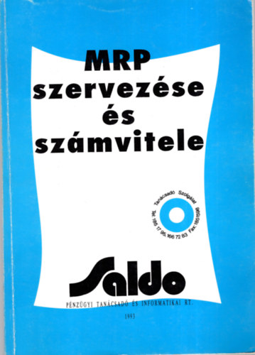 MRP szervez�se �s sz�mvitele