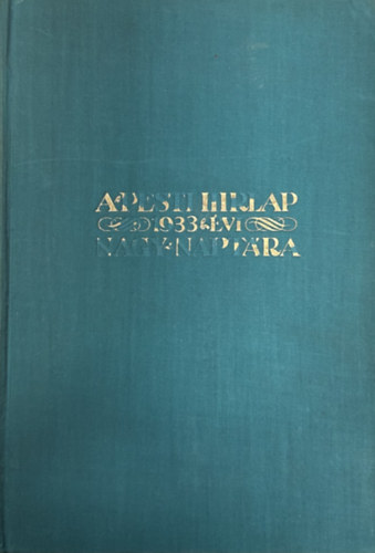A Pesti Hirlap 1933. évi Nagy Naptára