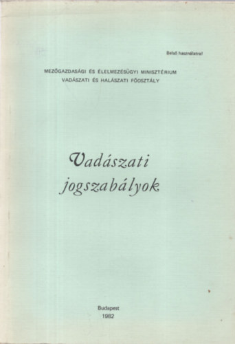 Csre Pl - Vadszati jogszablyok