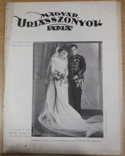 Kertsz Bla  (szerk.) - Magyar Uriasszonyok Lapja XI. vfolyam 3. szm - 1934. janur 20.