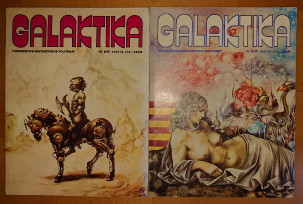 A Galaktika folyóirat 2 száma: 1987/3 (78.), 1987/5 (80.)