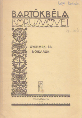 Bartk Bla krusmvei - Gyermek- s nikarok