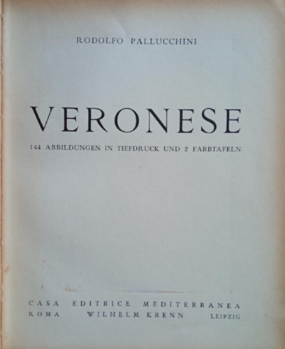 Rodolfo Pallucchini - Veronese