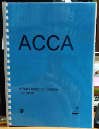 ACCA KPMG Induction Course Fall 2019