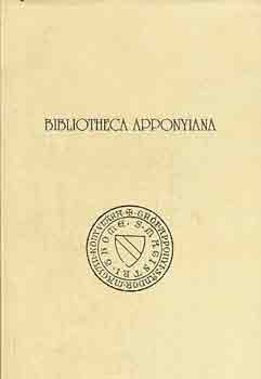 W. Salg� �gnes  (szerk.) - Bibliotheca Apponyiana