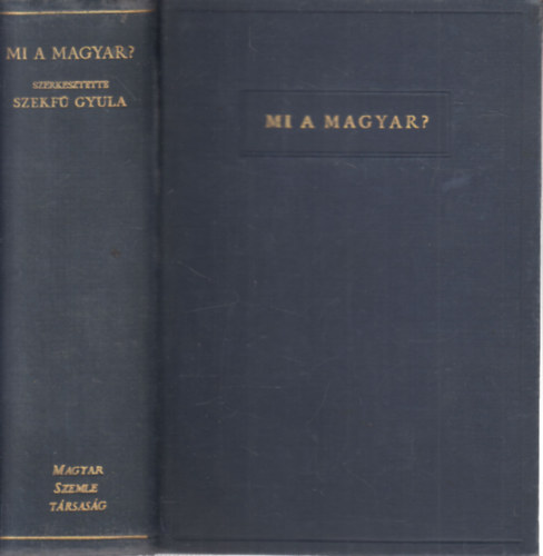 Szekf Gyula  (szerk.) - Mi a magyar?