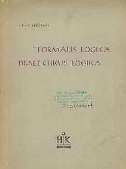 Henri Lefebvre - Formlis logika, dialektikus logika
