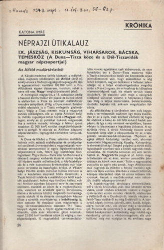 Katona Imre - Nprajzi tikalauz 1979. 9-12. szmok ( 4 rsz egybektve )