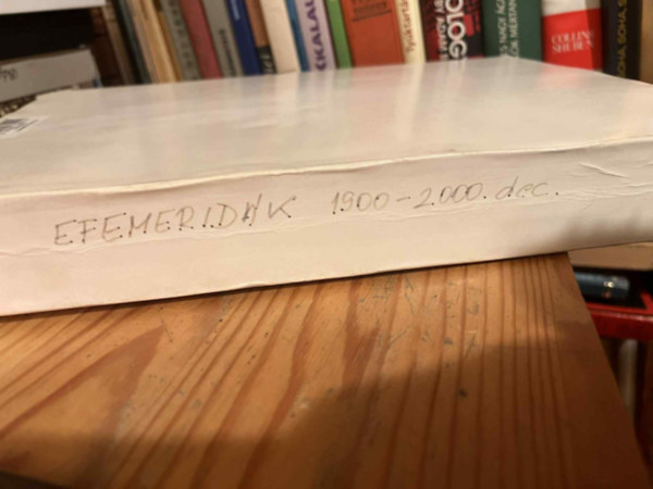 Efemeridák 1900-2000