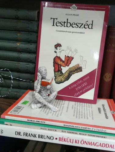 Dr. Allan Pease, Paul Hauck, Morag Prunty Frank Bruno - 4 db-os KÖNYVMENTŐ AJÁNLAT, pszichológia: Békülj ki önmagaddal+ Testbeszéd+ Így szeress, hogy szeressenek!+ Használati utasítás fiúkhoz